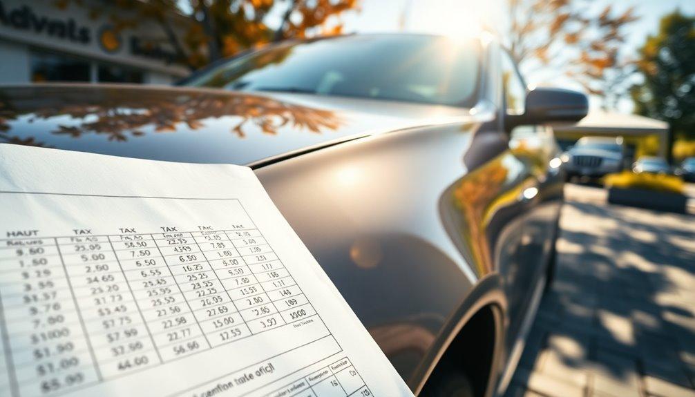 Car paperwork and ownership documents